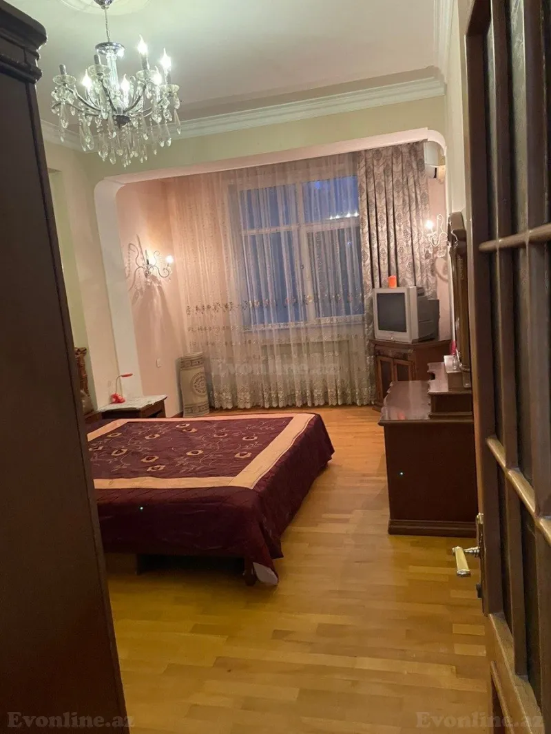 Kirayə verilir 3 otaqlı Mənzil Yeni tikili 145 m² Nəsimi r. - şəkil 7