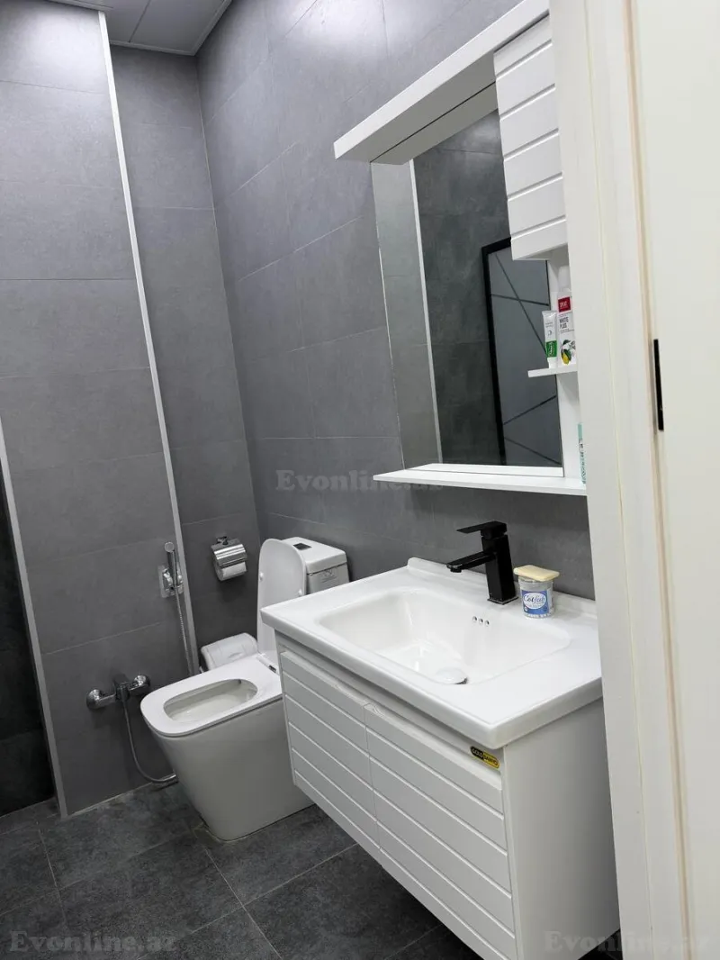 Kirayə verilir 2 otaqlı Mənzil Yeni tikili 80 m² Elmlər Akademiyası m. - şəkil 7