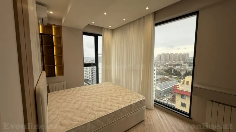 Kirayə verilir 3 otaqlı Mənzil Yeni tikili 105 m² Yasamal - şəkil 3