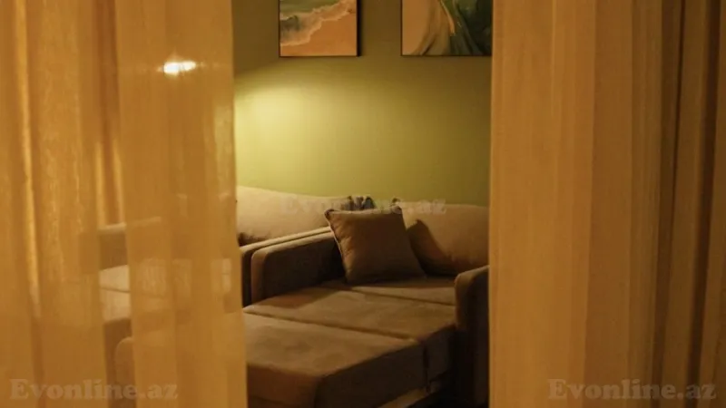 Kirayə verilir 1 otaqlı Mənzil Yeni tikili 60 m² Sabunçu r. - şəkil 4