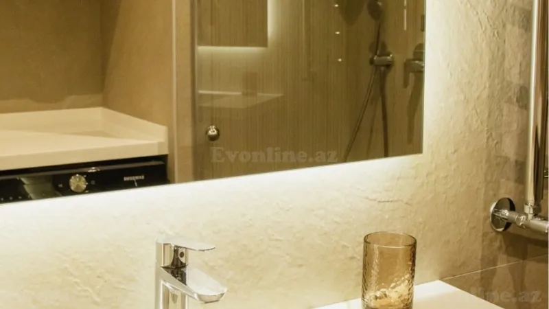 Kirayə verilir 1 otaqlı Mənzil Yeni tikili 60 m² Sabunçu r. - şəkil 13