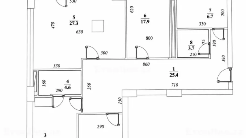 Satılır 3 otaqlı Mənzil Yeni tikili 135 m² Gənclik m. - şəkil 3