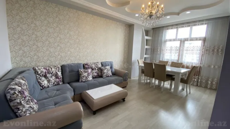 Kirayə verilir 3 otaqlı Mənzil Yeni tikili 90 m² Nəriman Nərimanov m. - şəkil 3