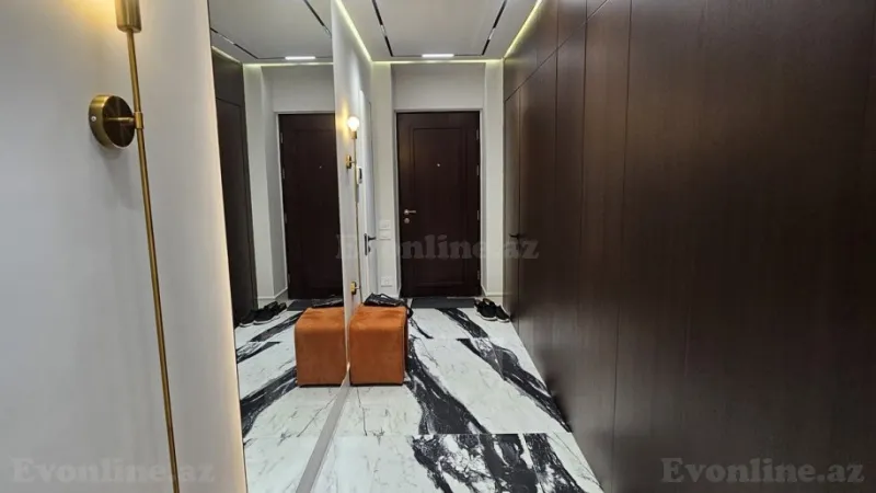 Kirayə verilir 2 otaqlı Mənzil Yeni tikili 100 m² Nəsimi r. - şəkil 9