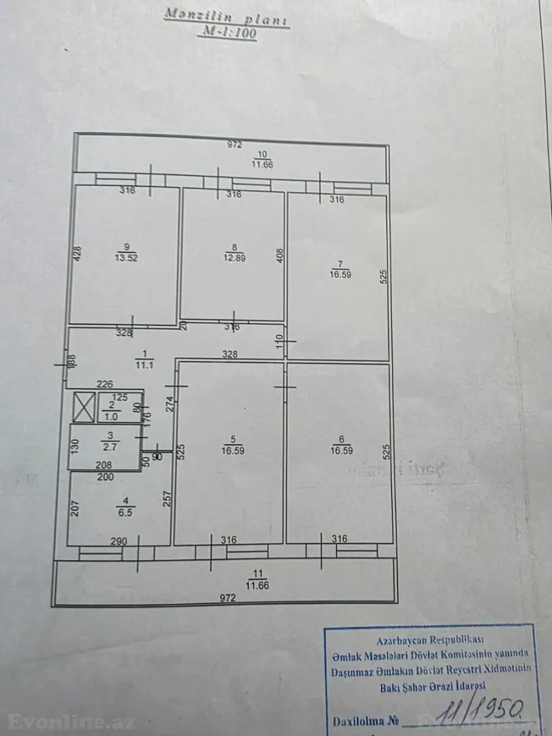 Satılır 4 otaqlı Mənzil Köhnə tikili 135 m² 6-cı mikrorayon - şəkil 19