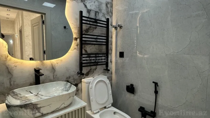 Satılır 2 otaqlı Mənzil Yeni tikili 80 m² Həzi Aslanov m. - şəkil 12