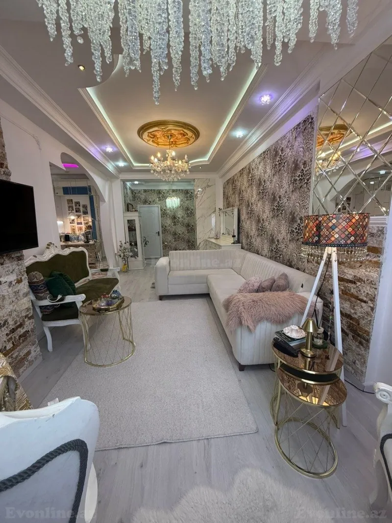 Satılır 3 otaqlı Mənzil Yeni tikili 90 m² Köhnə Günəşli - şəkil 2