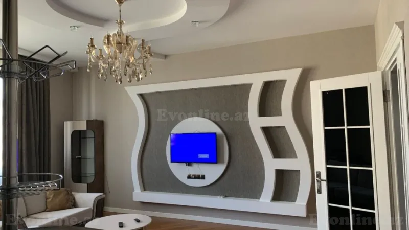 Kirayə verilir 3 otaqlı Mənzil Yeni tikili 90 m² Elmlər Akademiyası m. - şəkil 2