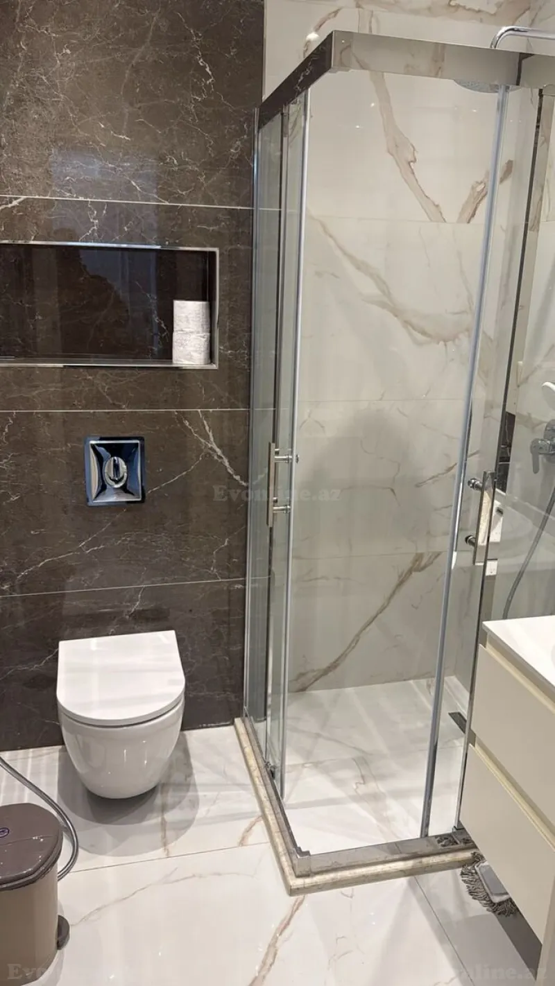 Kirayə verilir 2 otaqlı Mənzil Yeni tikili 75 m² Bakmil m. - şəkil 8