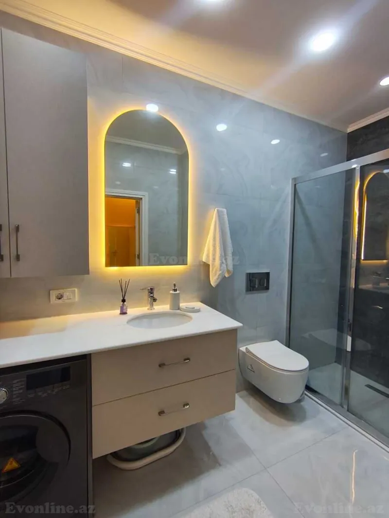 Kirayə verilir 2 otaqlı Mənzil Yeni tikili 70 m² Gənclik m. - şəkil 11