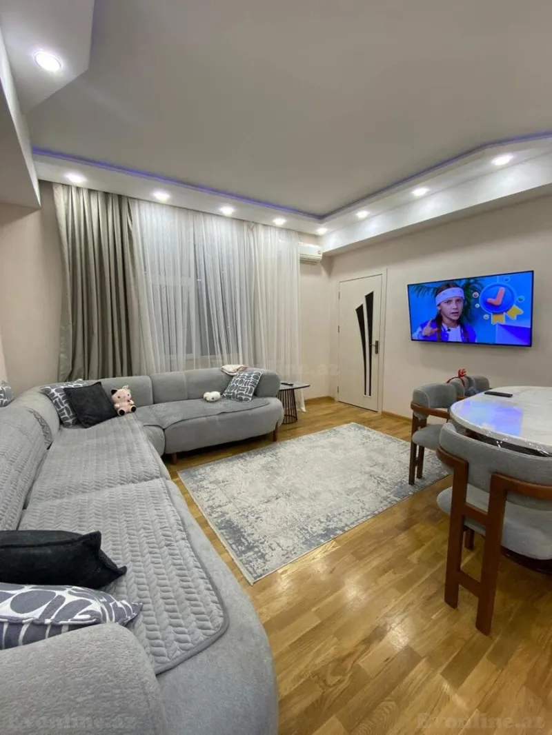 Satılır 3 otaqlı Mənzil Yeni tikili 85 m² İnşaatçılar m. - şəkil 2
