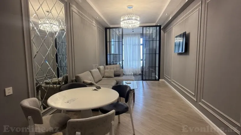 Bakı, Nəsimi r., Memar Əcəmi m., 5-ci mikrorayonda 2 otaqlı mənzil kirayə verilir