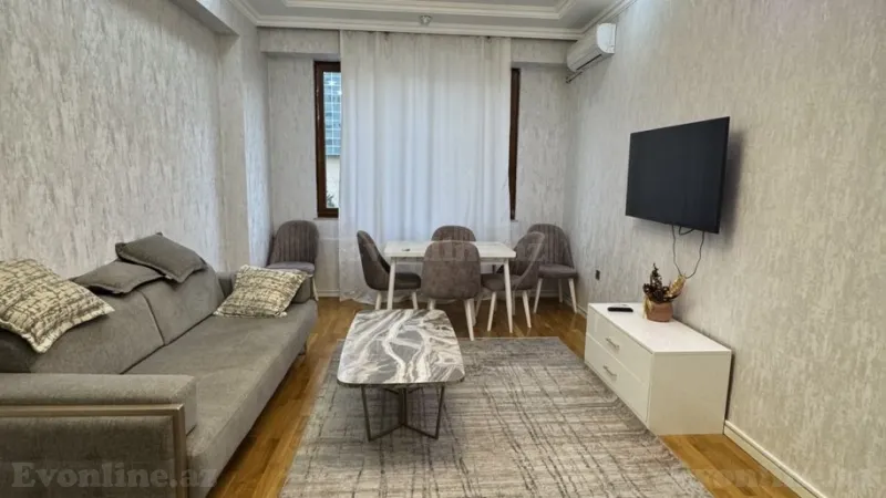 Kirayə verilir 2 otaqlı Mənzil Yeni tikili 50 m² 8-ci mikrorayon