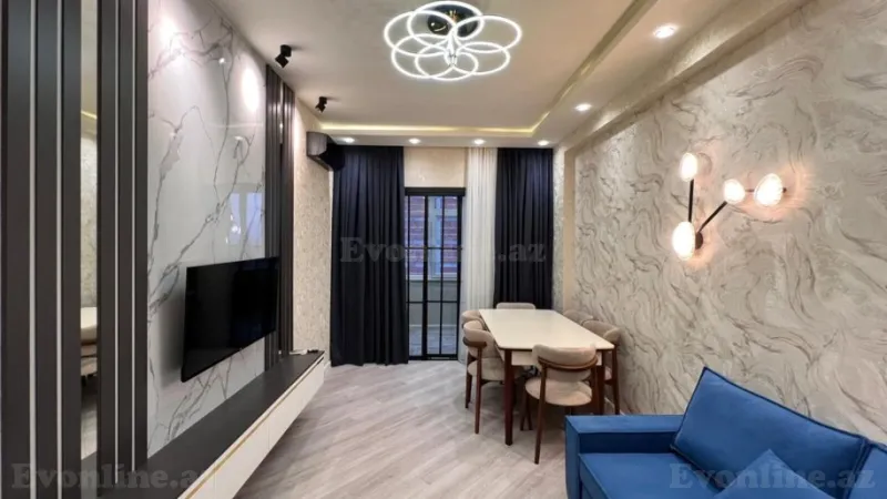 Satılır 2 otaqlı Mənzil Yeni tikili 55 m² Həzi Aslanov m. - şəkil 2