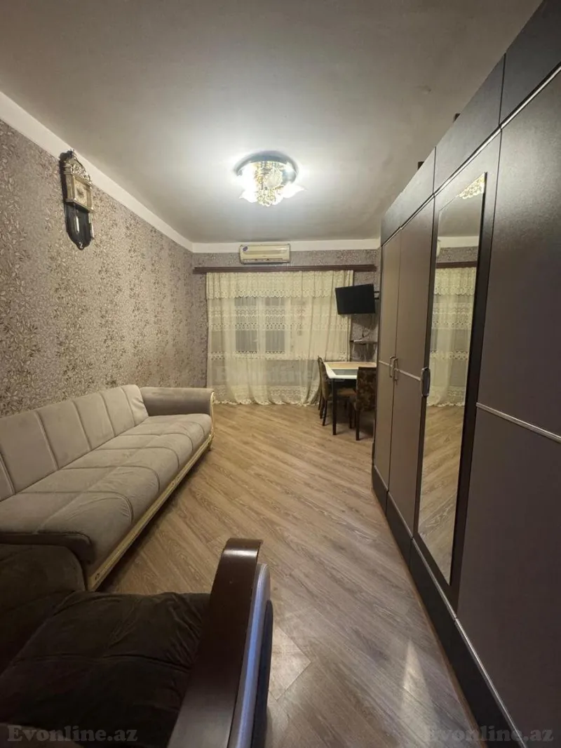 Kirayə verilir 2 otaqlı Mənzil Köhnə tikili 44 m² Həzi Aslanov m. - şəkil 2