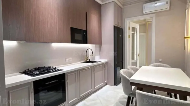 Kirayə verilir 2 otaqlı Mənzil Yeni tikili 100 m² Nəsimi r. - şəkil 5