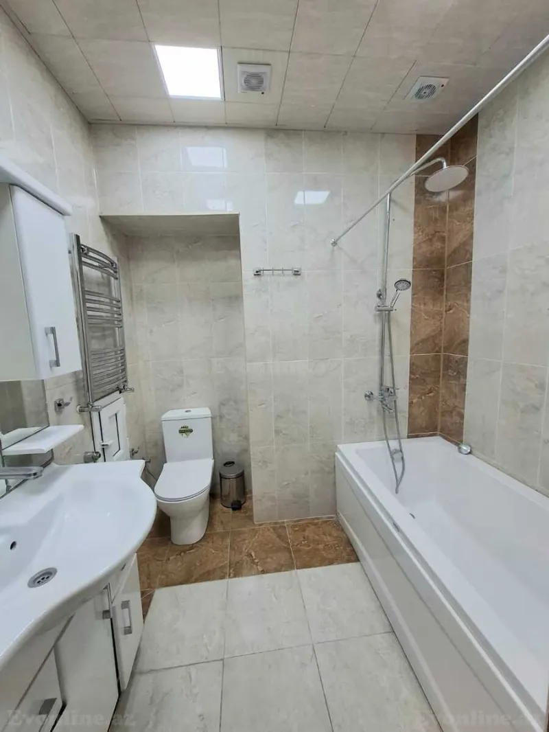 Kirayə verilir 3 otaqlı Mənzil Yeni tikili 105 m² 8 Noyabr m. - şəkil 6