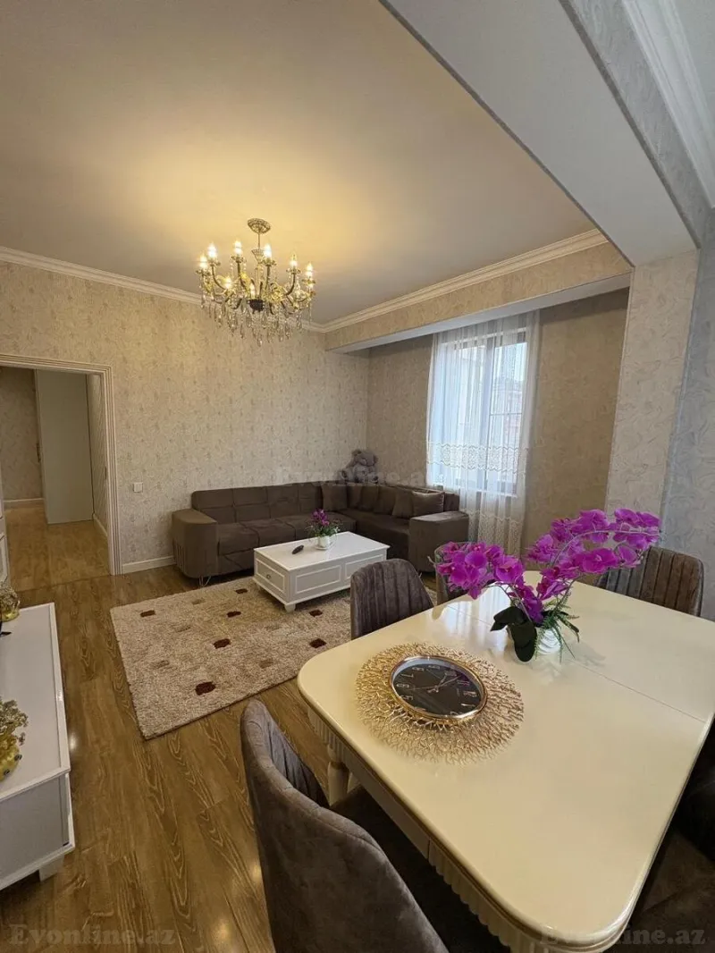 Kirayə verilir 2 otaqlı Mənzil Yeni tikili 85 m² Nəriman Nərimanov m. - şəkil 2