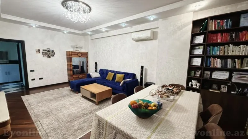 Satılır 3 otaqlı Mənzil Yeni tikili 122 m² Həzi Aslanov m. - şəkil 3