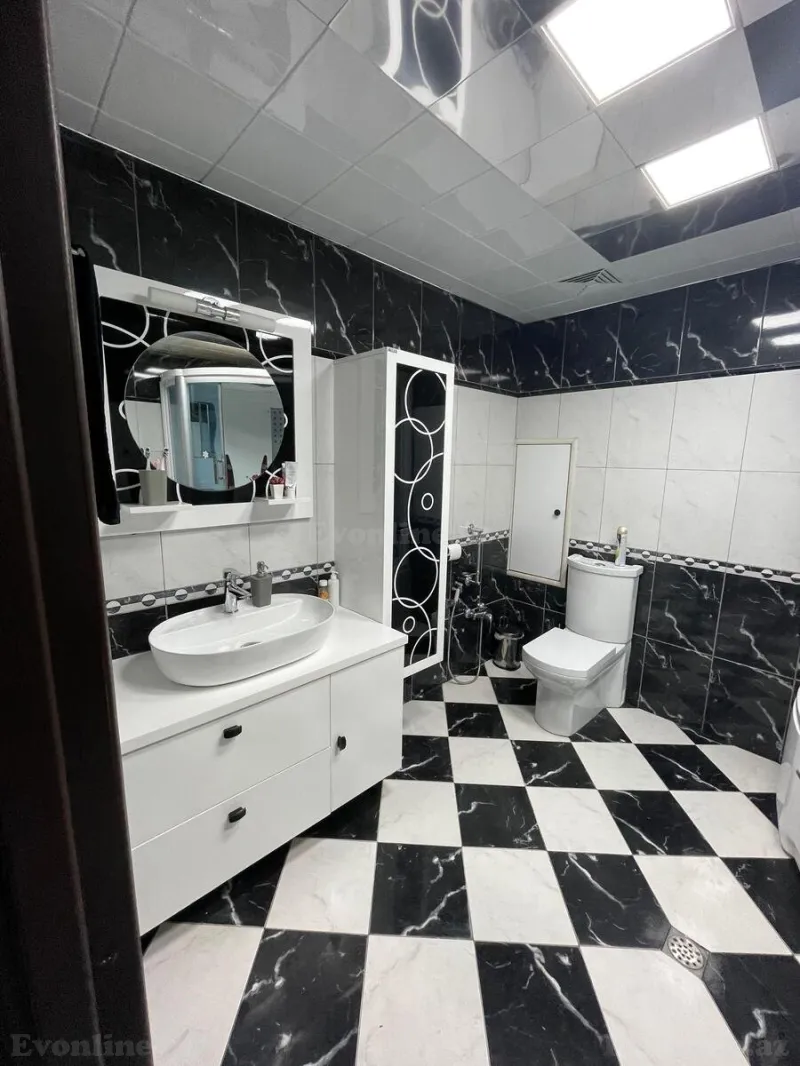 Satılır 3 otaqlı Mənzil Yeni tikili 122 m² Həzi Aslanov m. - şəkil 14