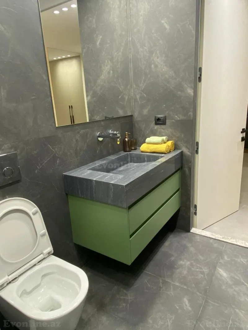 Kirayə verilir 2 otaqlı Mənzil Yeni tikili 77 m² Xətai m. - şəkil 9