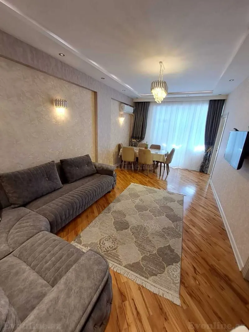 Satılır 3 otaqlı Mənzil Yeni tikili 82 m² Həzi Aslanov m. - şəkil 2