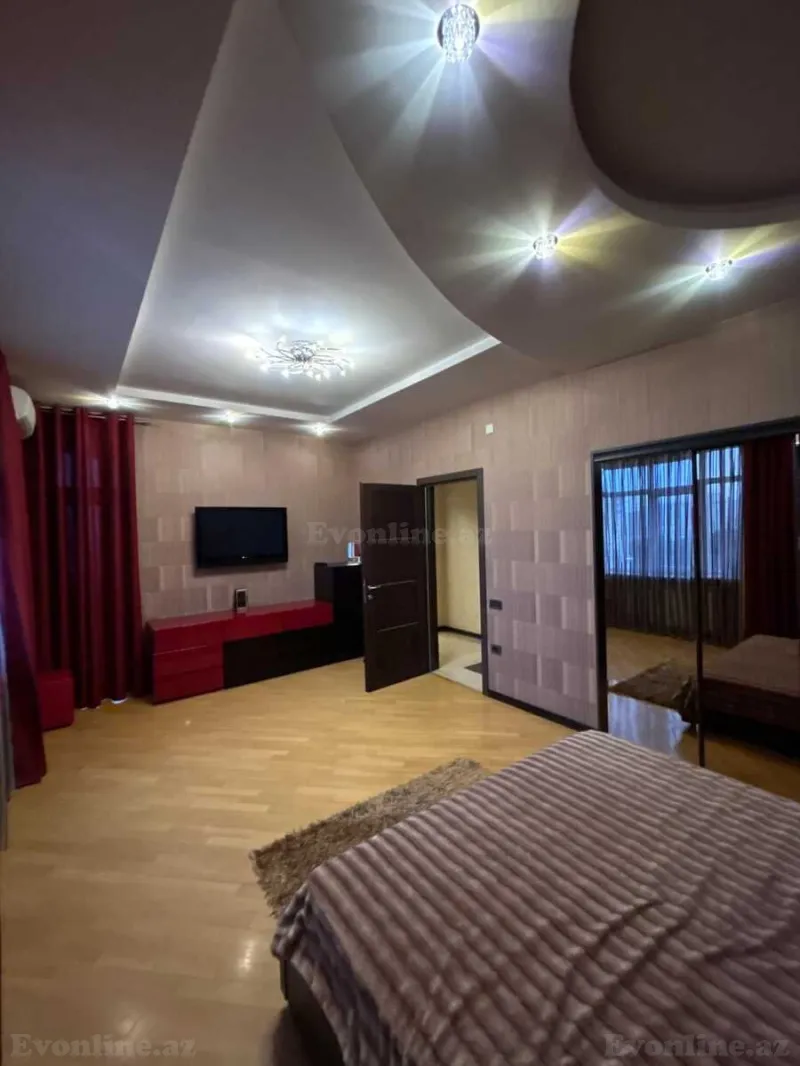 Kirayə verilir 3 otaqlı Mənzil Yeni tikili 185 m² Nəsimi r. - şəkil 8