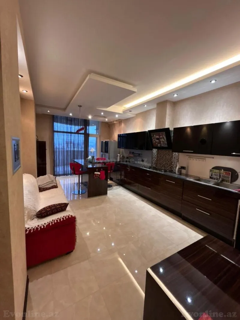 Kirayə verilir 3 otaqlı Mənzil Yeni tikili 185 m² Nəsimi r. - şəkil 11