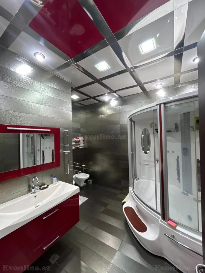 Kirayə verilir 3 otaqlı Mənzil Yeni tikili 185 m² Nəsimi r. - şəkil 12