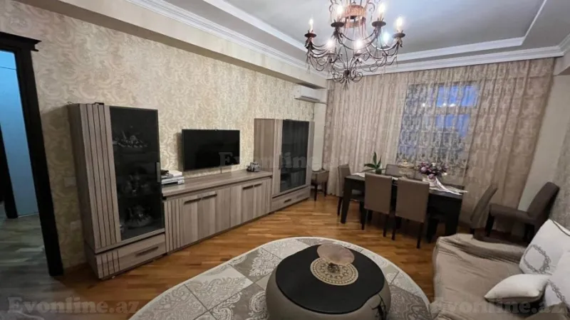 Satılır 3 otaqlı Mənzil Yeni tikili 90 m² Həzi Aslanov m. - şəkil 2