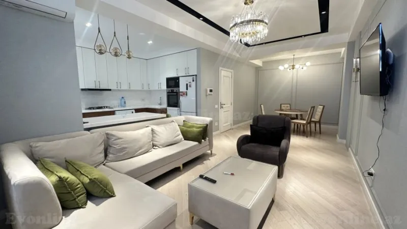 Kirayə verilir 2 otaqlı Mənzil Yeni tikili 85 m² Xətai m.
