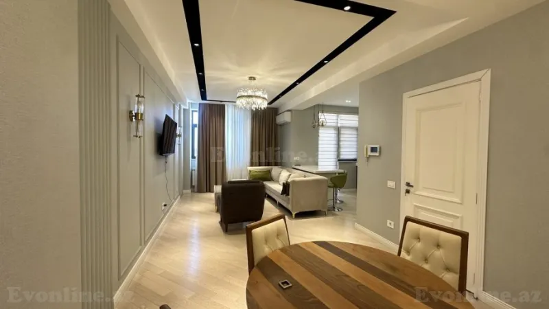 Kirayə verilir 2 otaqlı Mənzil Yeni tikili 85 m² Xətai m. - şəkil 3