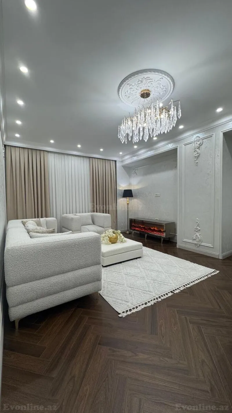 Kirayə verilir 3 otaqlı Mənzil Yeni tikili 151 m² Nəsimi r. - şəkil 2