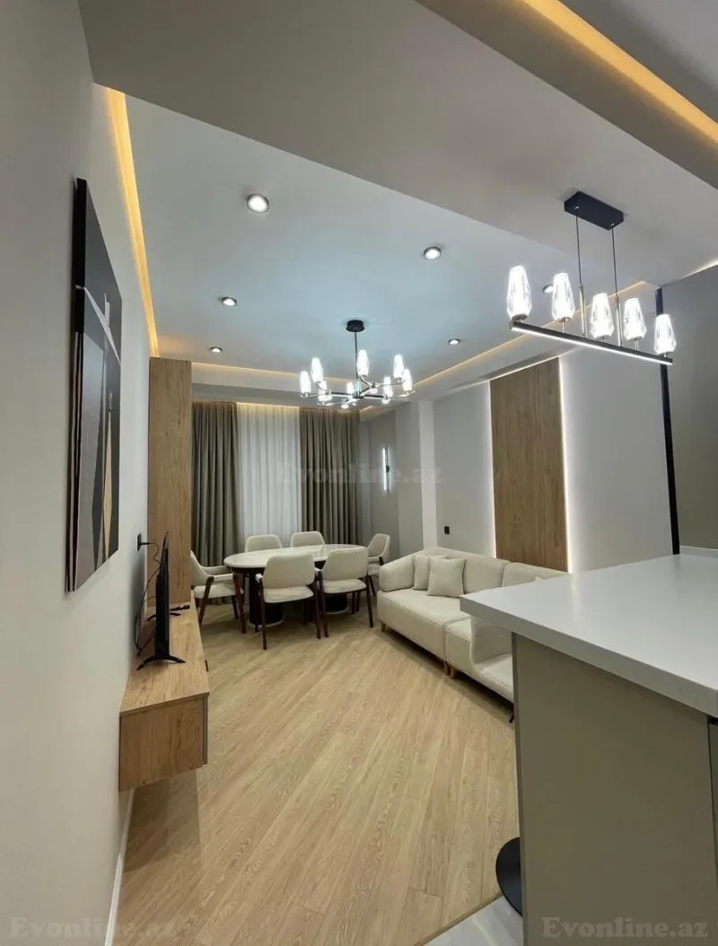 Kirayə verilir 2 otaqlı Mənzil Yeni tikili 70 m² 8 Noyabr m. - şəkil 2