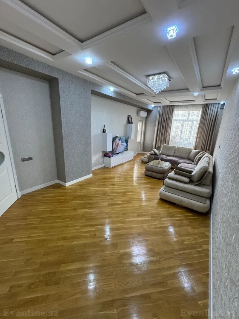 Satılır 3 otaqlı Mənzil Yeni tikili 127 m² Həzi Aslanov m. - şəkil 2