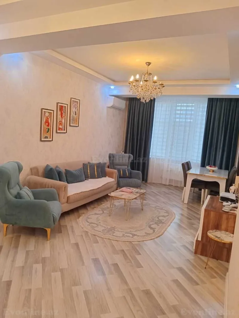 Satılır 3 otaqlı Mənzil Yeni tikili 103 m² Həzi Aslanov m. - şəkil 2