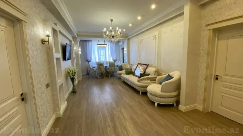 Satılır 3 otaqlı Mənzil Yeni tikili 115 m² Nəsimi r. - şəkil 2