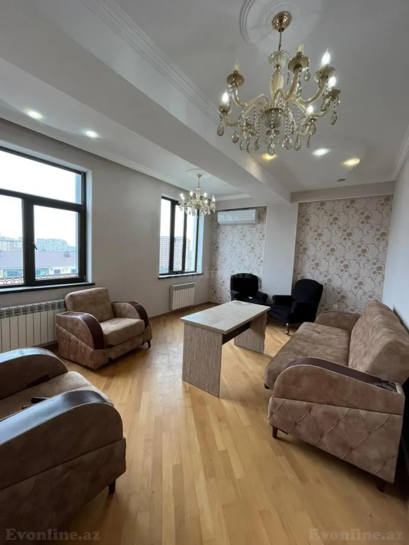 Kirayə verilir 3 otaqlı Mənzil Yeni tikili 130 m² 3-cü mikrorayon - şəkil 2