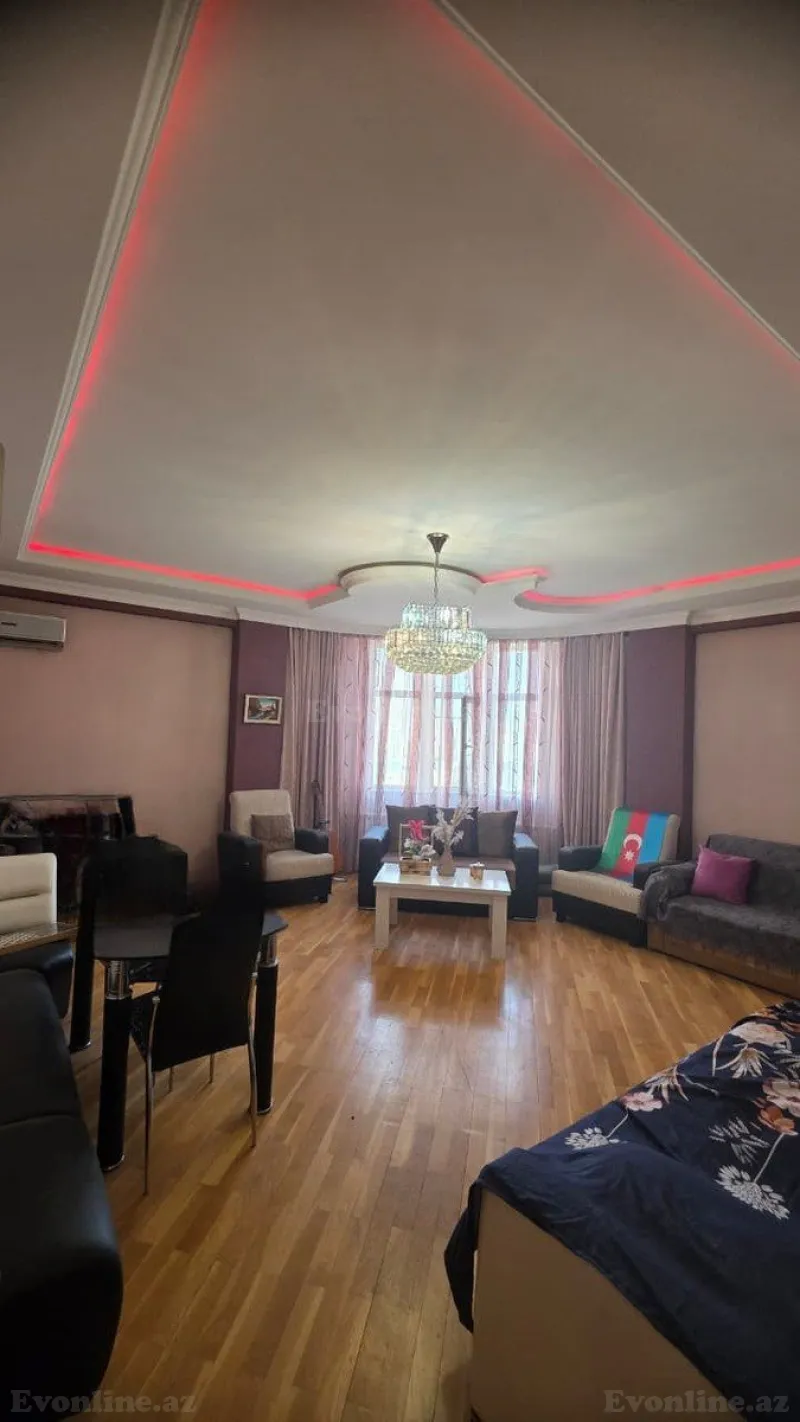 Satılır 3 otaqlı Mənzil Yeni tikili 120 m² İnşaatçılar m. - şəkil 2