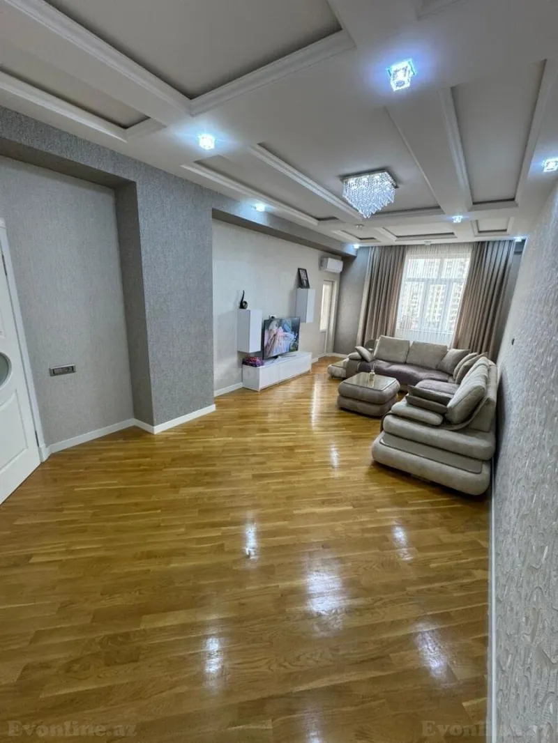 Satılır 3 otaqlı Mənzil Yeni tikili 127 m² Həzi Aslanov m. - şəkil 2