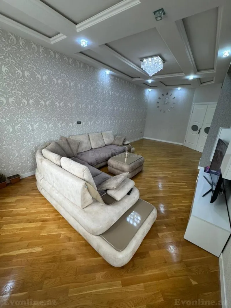 Satılır 3 otaqlı Mənzil Yeni tikili 127 m² Həzi Aslanov m. - şəkil 3