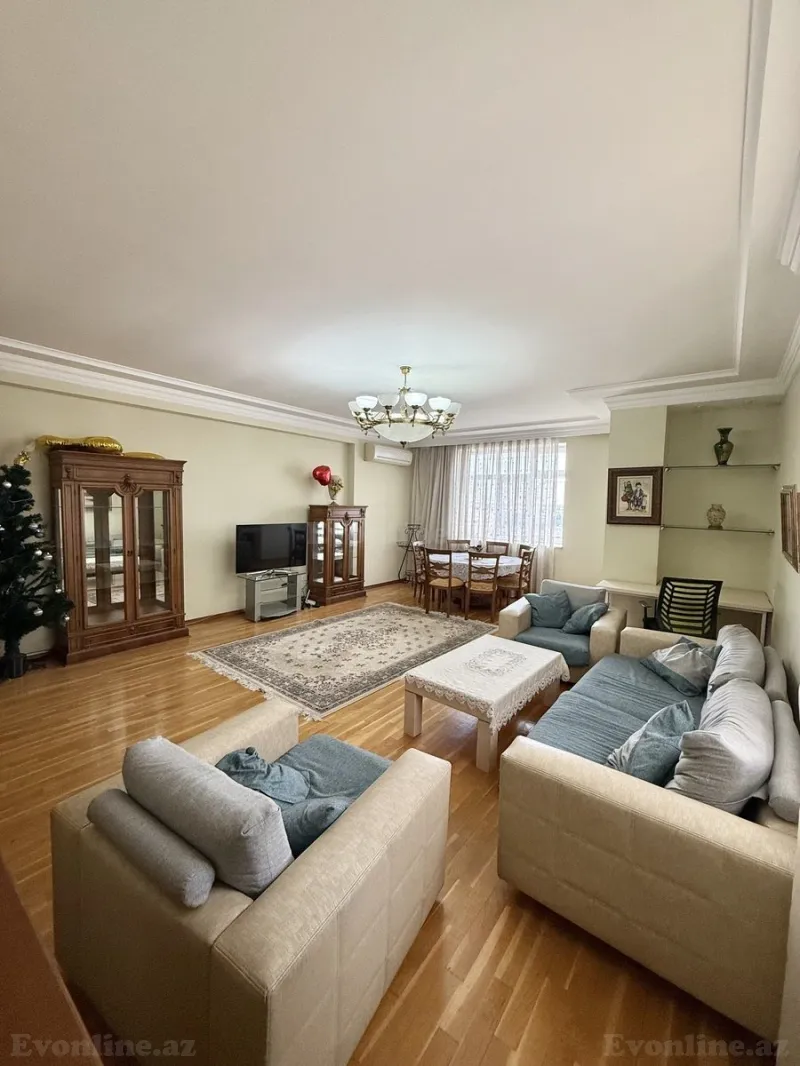 Kirayə verilir 3 otaqlı Mənzil Yeni tikili 130 m² 8-ci mikrorayon - şəkil 2