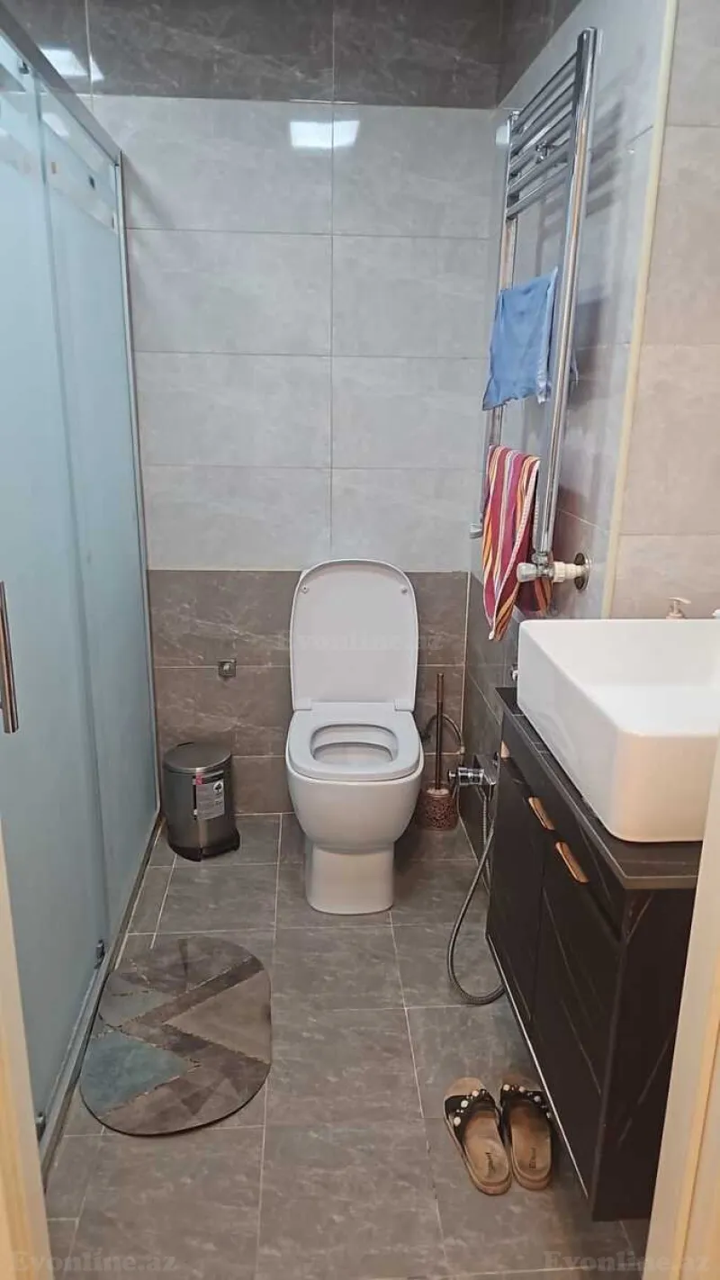 Kirayə verilir 2 otaqlı Mənzil Yeni tikili 45 m² Yeni Yasamal - şəkil 15