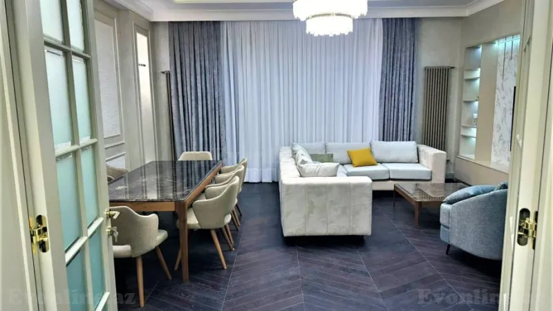 Kirayə verilir 3 otaqlı Mənzil Yeni tikili 180 m² Nəsimi r.