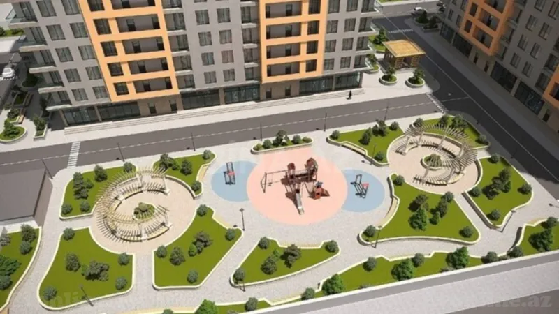 Satılır 1 otaqlı Mənzil Yeni tikili 45.5 m² 8-ci mikrorayon - şəkil 2