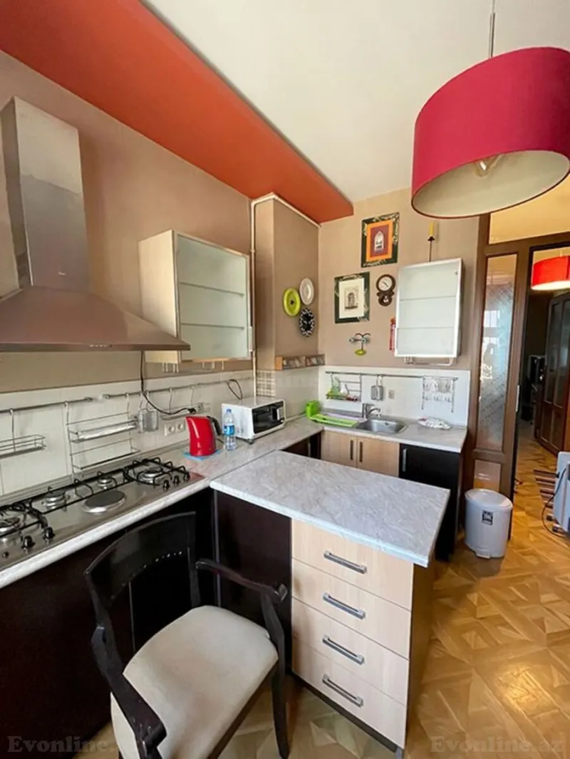 Kirayə verilir 1 otaqlı Mənzil Yeni tikili 43 m² Nizami m. - şəkil 6