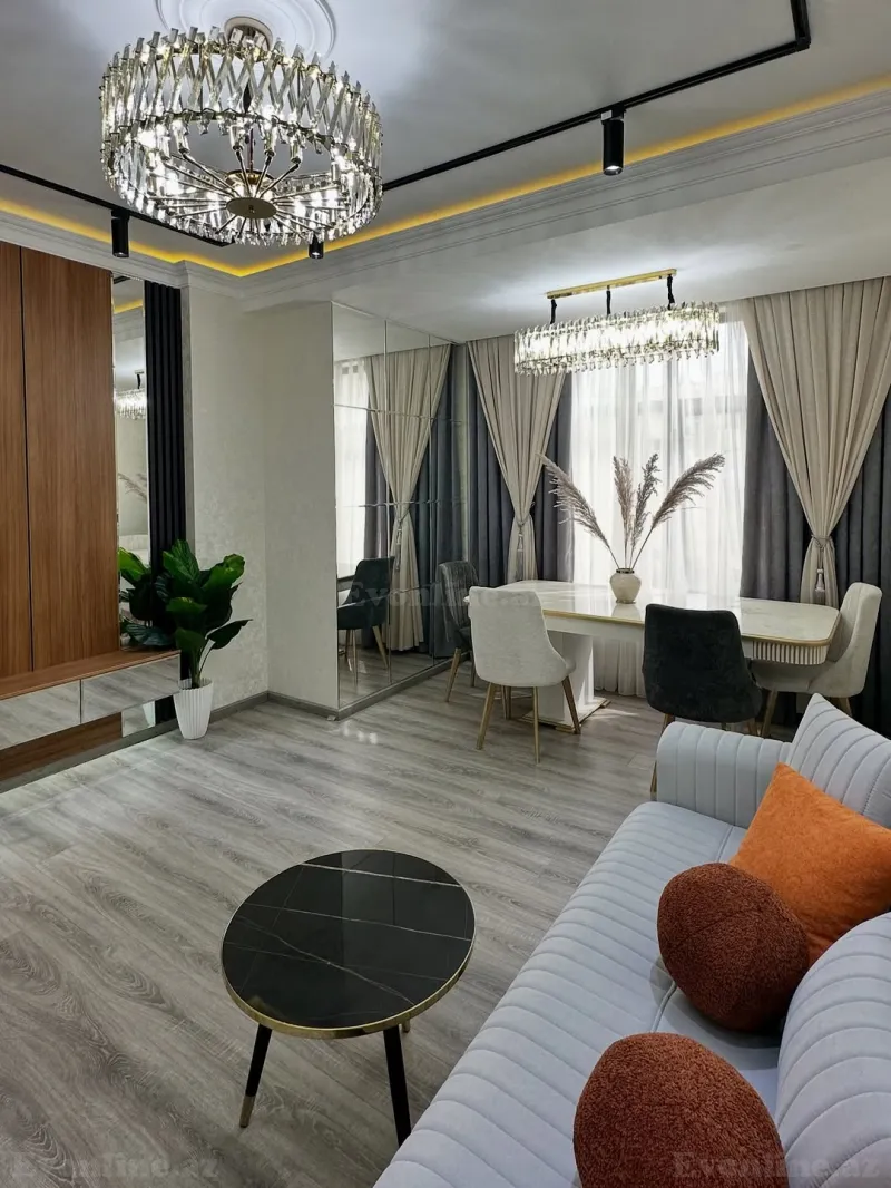 Satılır 2 otaqlı Mənzil Yeni tikili 85 m² Qara Qarayev m. - şəkil 2