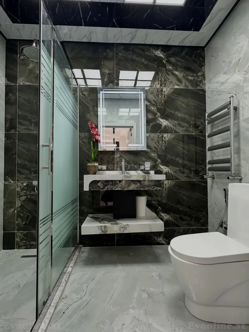 Satılır 2 otaqlı Mənzil Yeni tikili 85 m² Qara Qarayev m. - şəkil 9