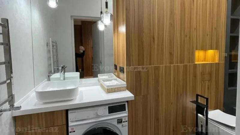 Kirayə verilir 2 otaqlı Mənzil Yeni tikili 75 m² Nəsimi r. - şəkil 8