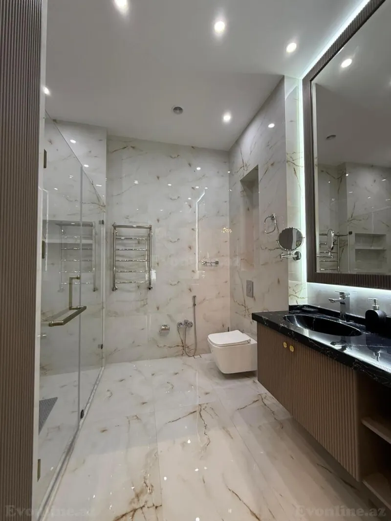 Kirayə verilir 3 otaqlı Mənzil Yeni tikili 160 m² Xətai r. - şəkil 14